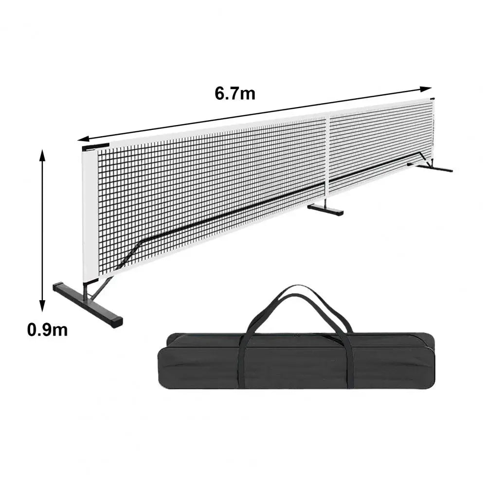 22FT Portable Badminton Net System with Metal Frame