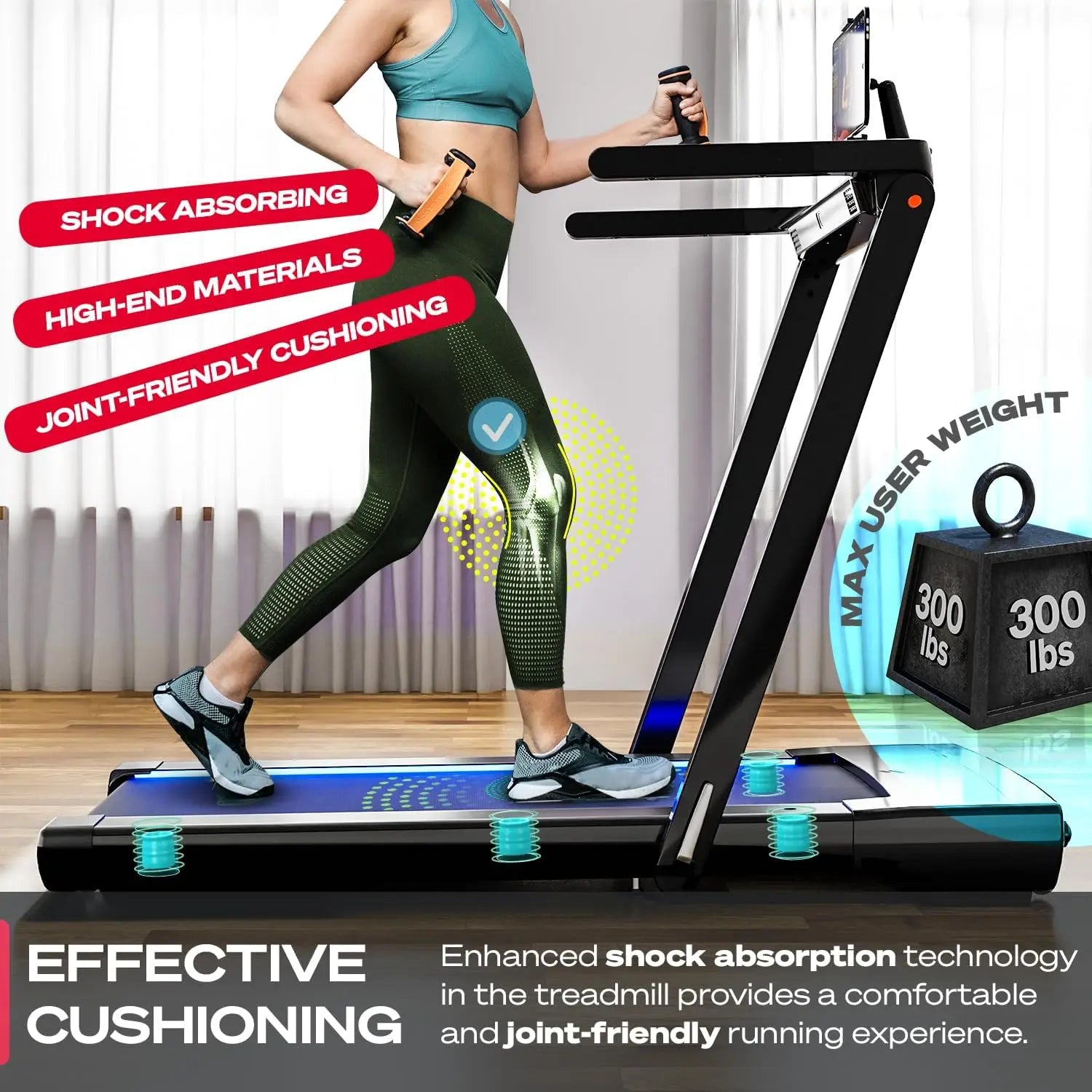 Treadmill Walking Pad Under Desk for Home Office