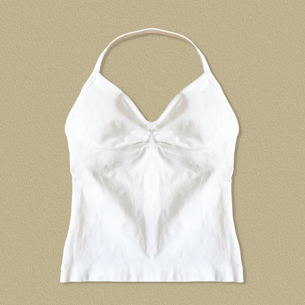 NCLAGEN Impact Longline Strappy Top Sports Yoga Vest Women's Fitness Tank Top