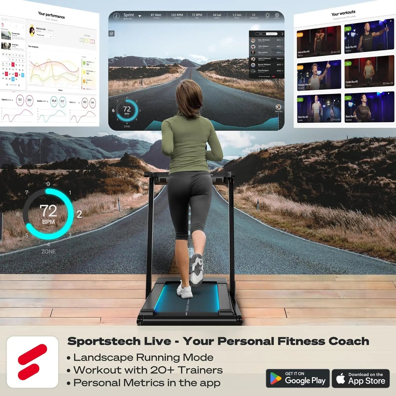 Treadmill Walking Pad Under Desk for Home Office