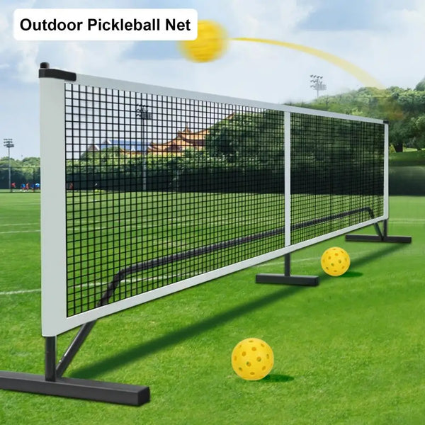 22FT Portable Badminton Net System with Metal Frame