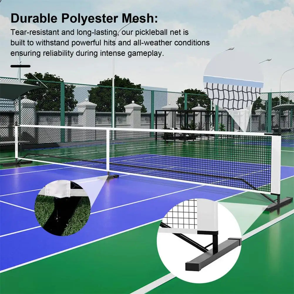 22FT Portable Badminton Net System with Metal Frame