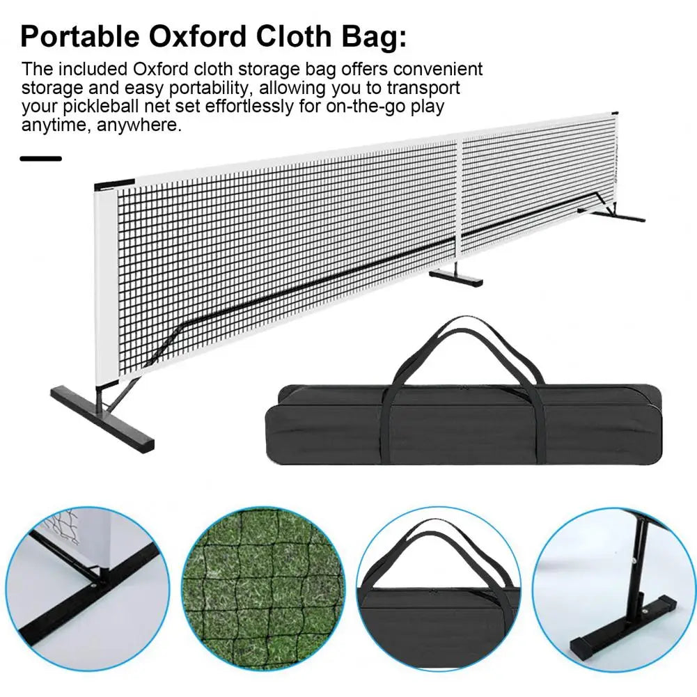 22FT Portable Badminton Net System with Metal Frame