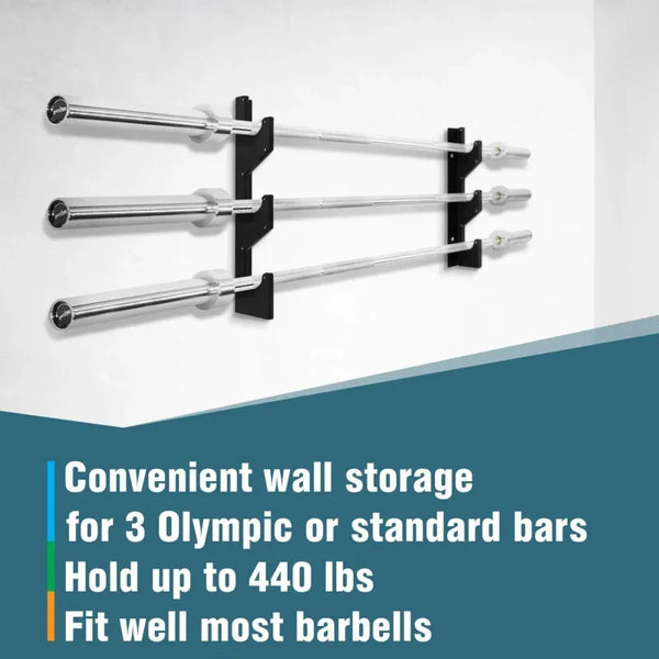 Vertical Wall Mounted Barbell Holder Barbell Storage Rack